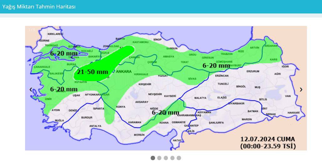 Kuvvetli sağanak geliyor! Meteoroloji 3 ili ‘dikkatli olun’ diyerek uyardı 24